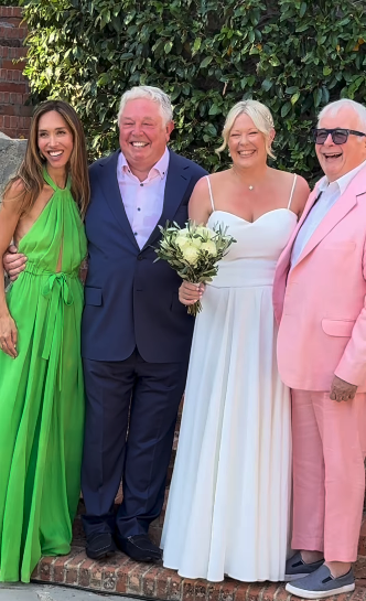 Myleene Klass, Nick and Clare Ferrari and Christopher Biggins