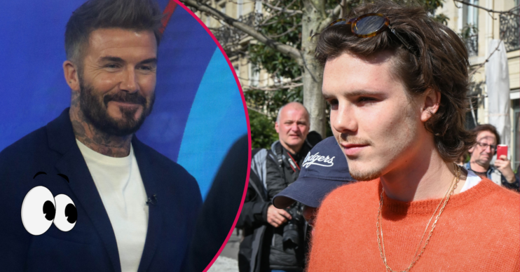 David Beckham and son Cruz