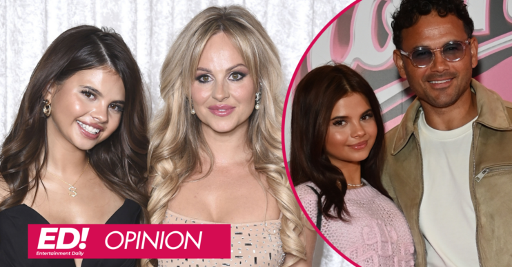Scarlett Thomas with Tina O'Brien and Ryan Thomas