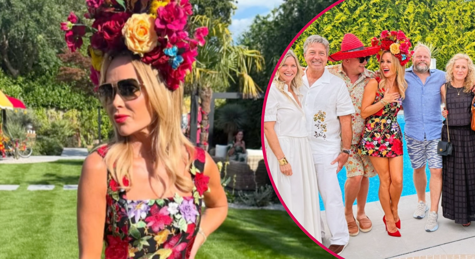 Inside Amanda Holden’s star-studded Mexican Fiesta at her £7m home – controversial guest; star pushed into pool; tequila piñatas