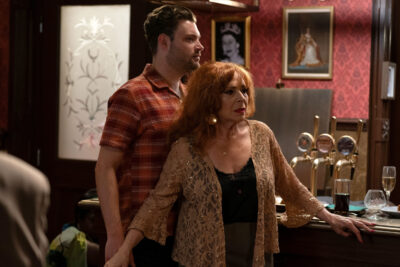 Elaine looks shocked