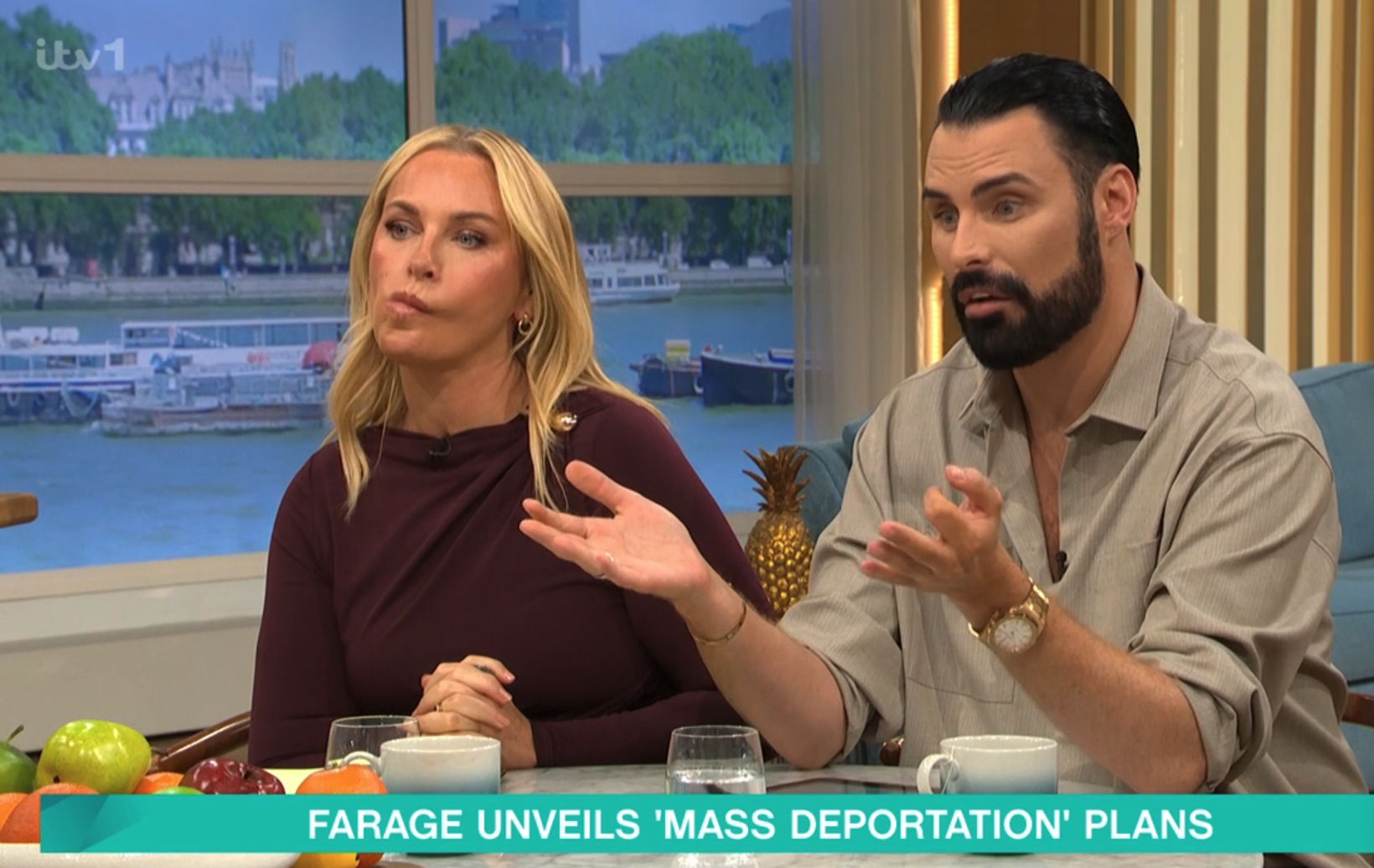 Josie Gibson and Rylan Clark on This Morning