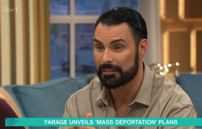 Rylan Clark presenting This Morning