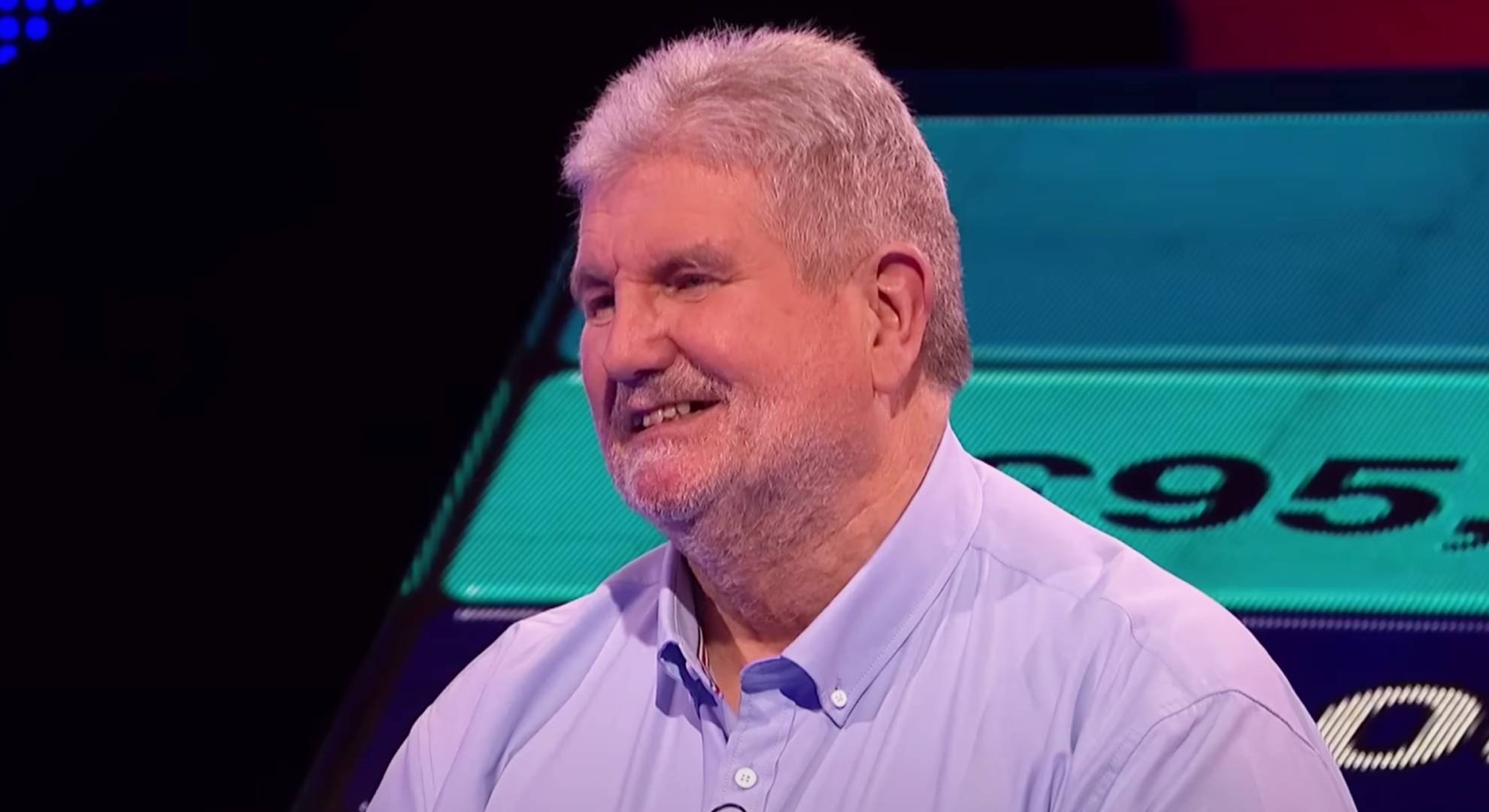 The Chase contestant Tim McCarthy smiling