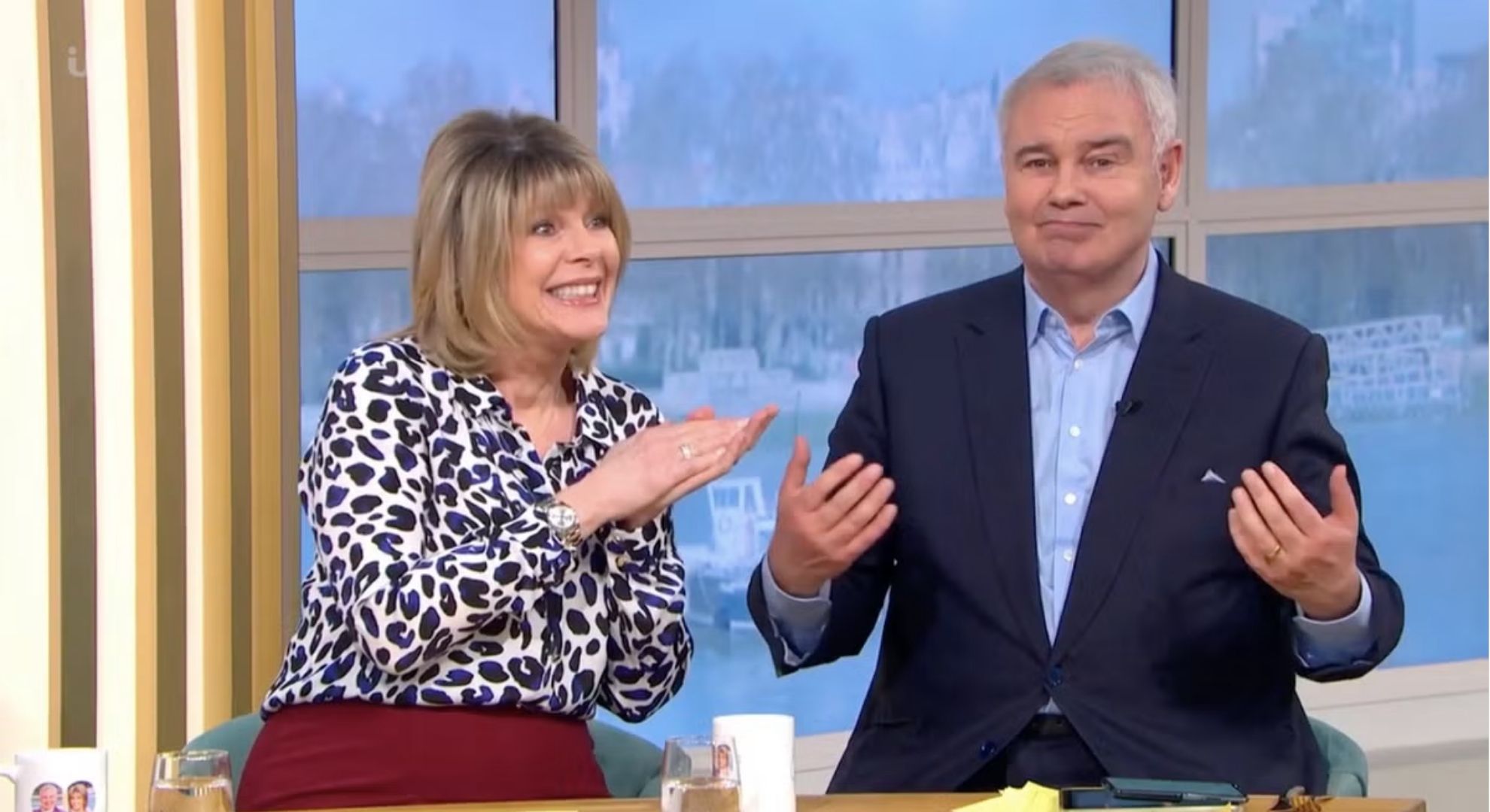 Ruth Langsford and Eamonn Holmes on This Morning