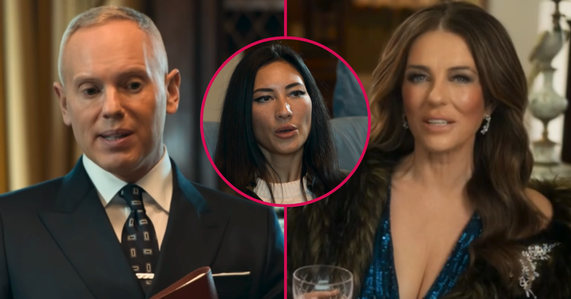 Rob Rinder, Zara and Liz Hurley on The Inheritance