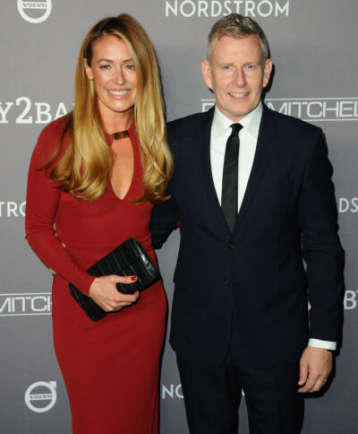 Cat Deeley and Patrick Kielty on the red carpet