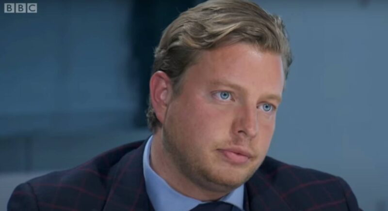 Thomas Skinner looks sad