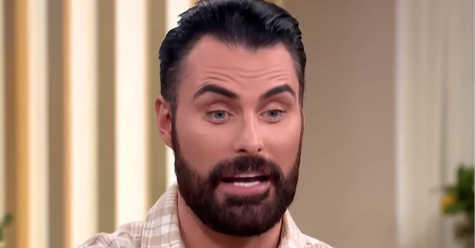 Rylan on THis Morning looking serious
