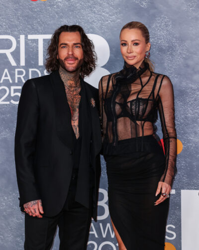 Pete Wicks and Olivia Attwood on the red carpet