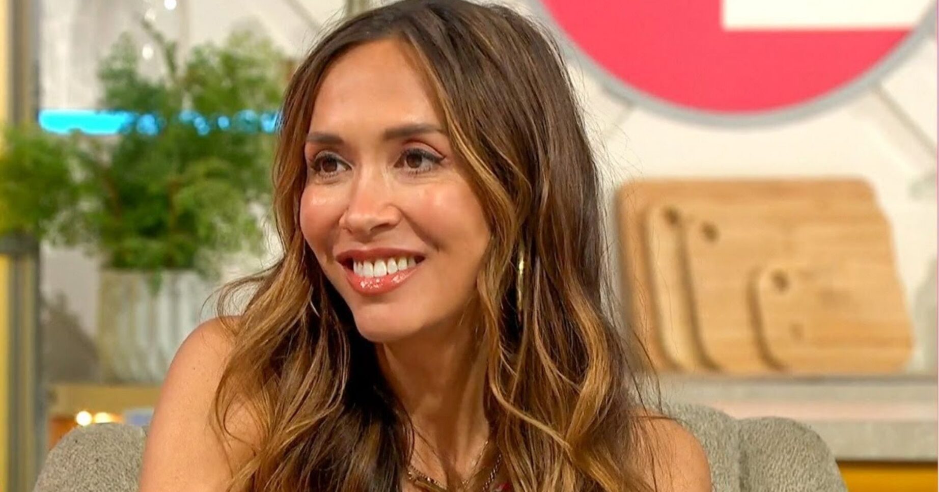 Myleene Klass smiling