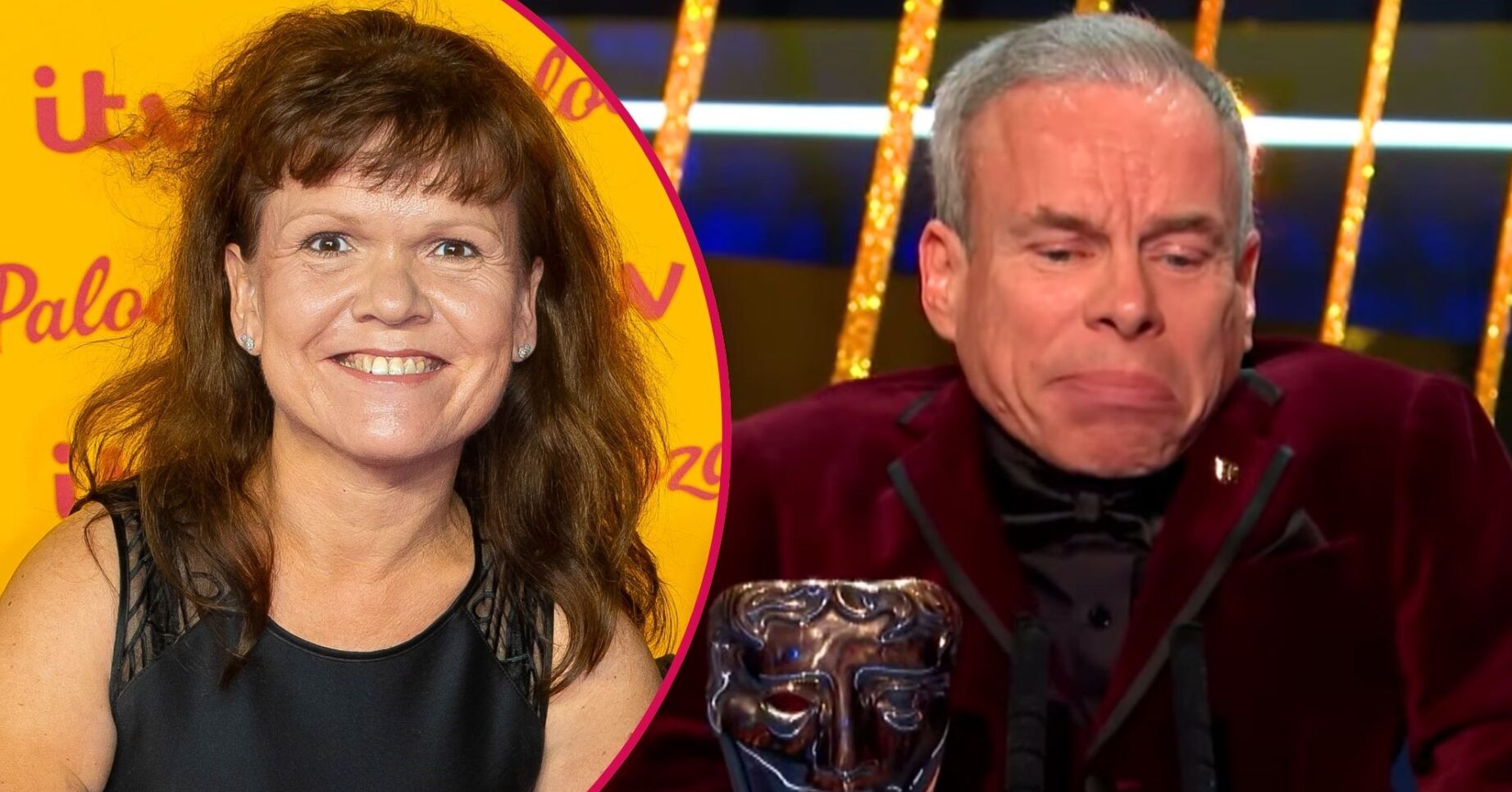 Warwick Davis looks upset