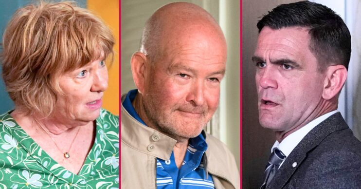 Composite image of Julie, Jonno and Jack on EastEnders (Credit: BBC/Composite: ED!)