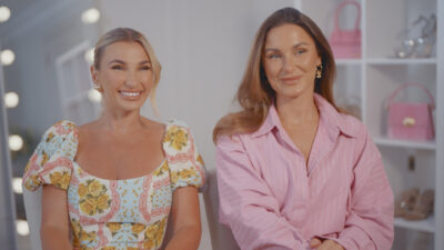 Billie and Sam Faiers in their Sister Act show