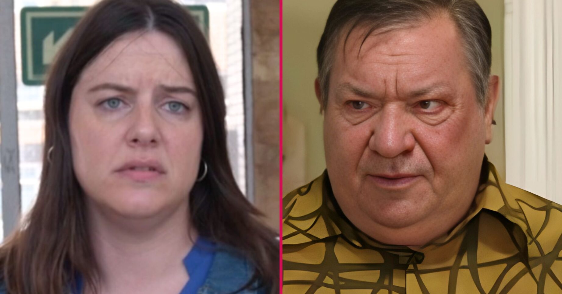 Composite image of Zoe Slater and Harry Slater on EastEnders (Credit: BBC/Composite: ED!)