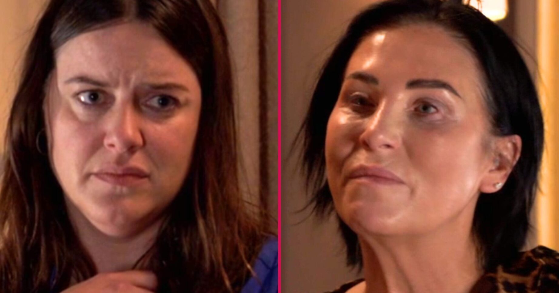 Composite image of Zoe and Kat on EastEnders (Credit: BBC/Composite: ED!)