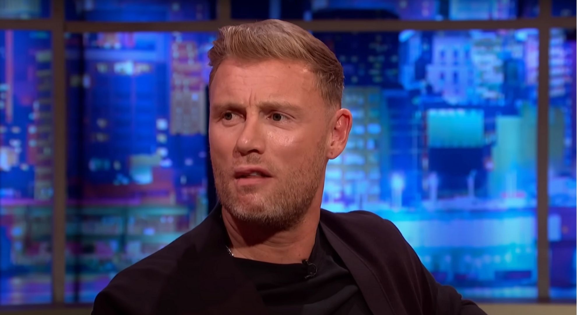Freddie Flintoff on the Jonathan Ross Show