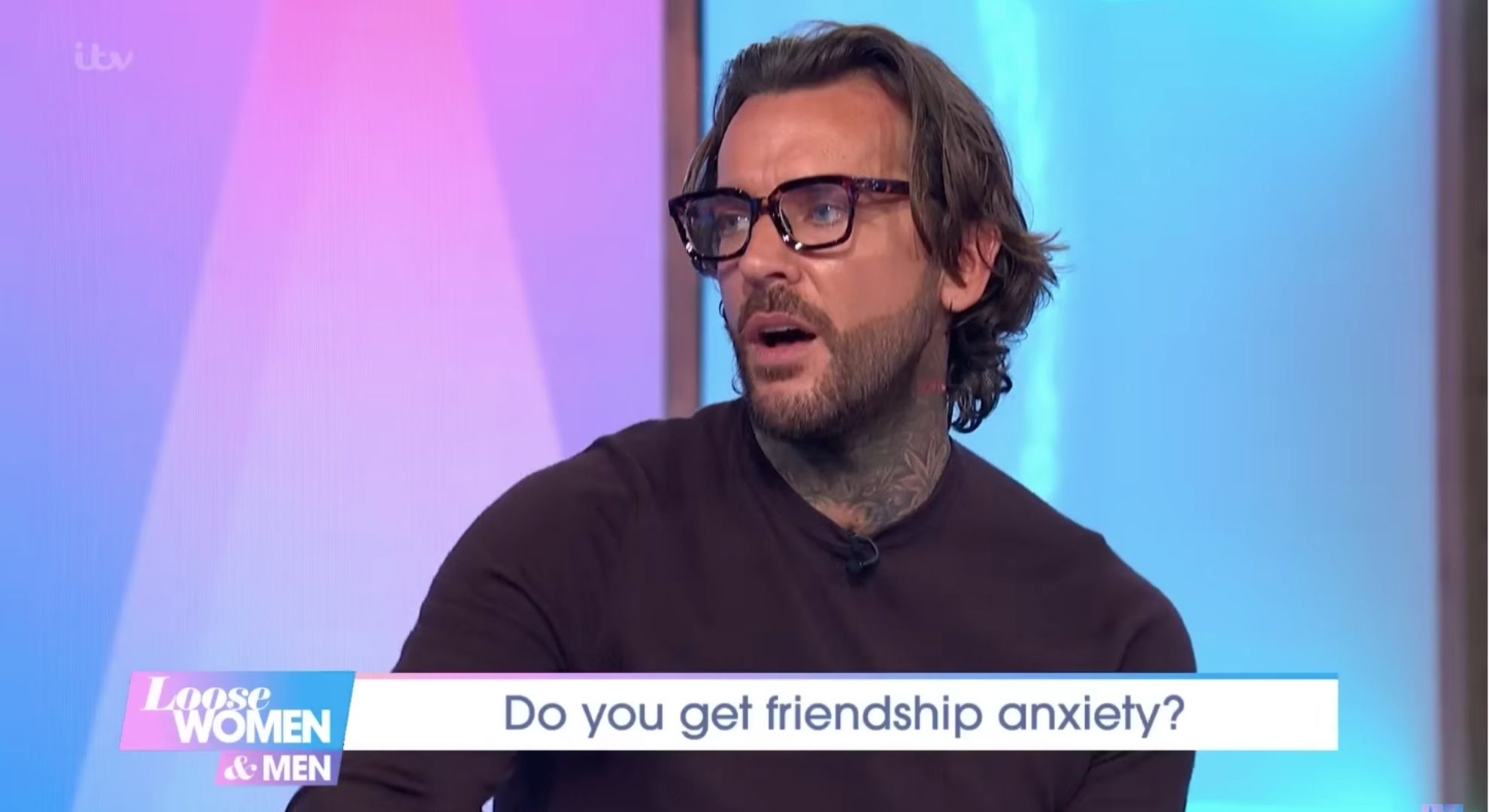 Pete on Loose Women today