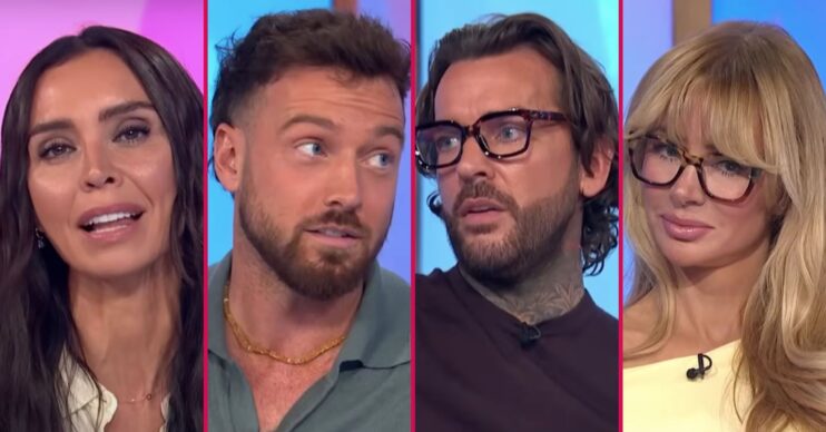 Loose Women today with stars Christine, Sam, Pete and Olivia