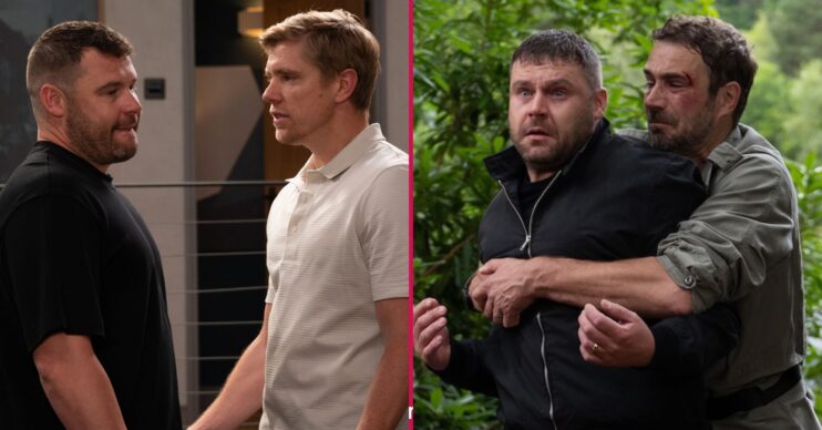 Aaron, Robert and Aaron and John split shot (Credit: ITV/Comp ED!)