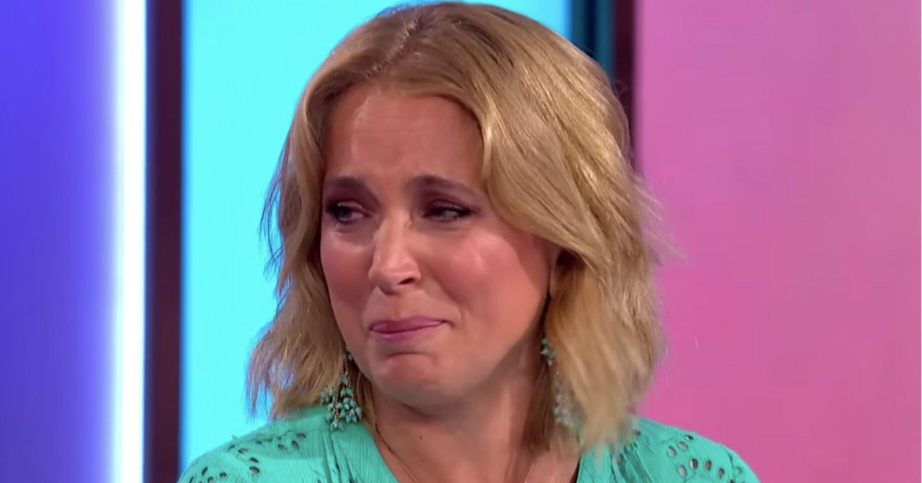 Jasmine Harman crying on Loose Women