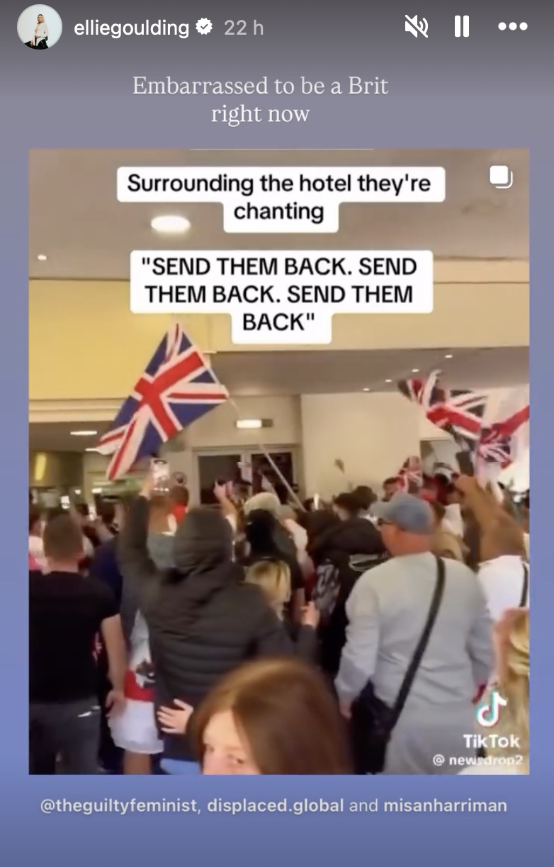 Ellie Goulding Instagram Story