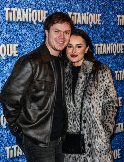 Amber Davies with her boyfriend Ben