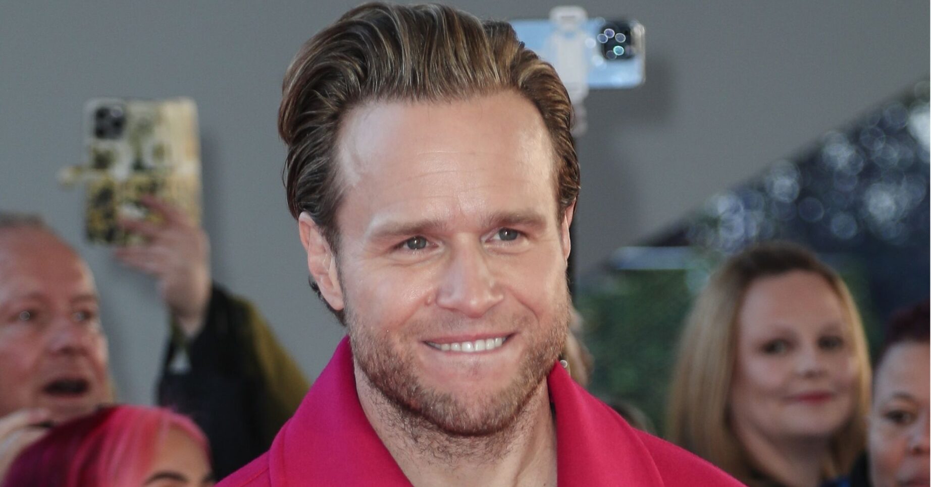 Olly Murs on the red carpet