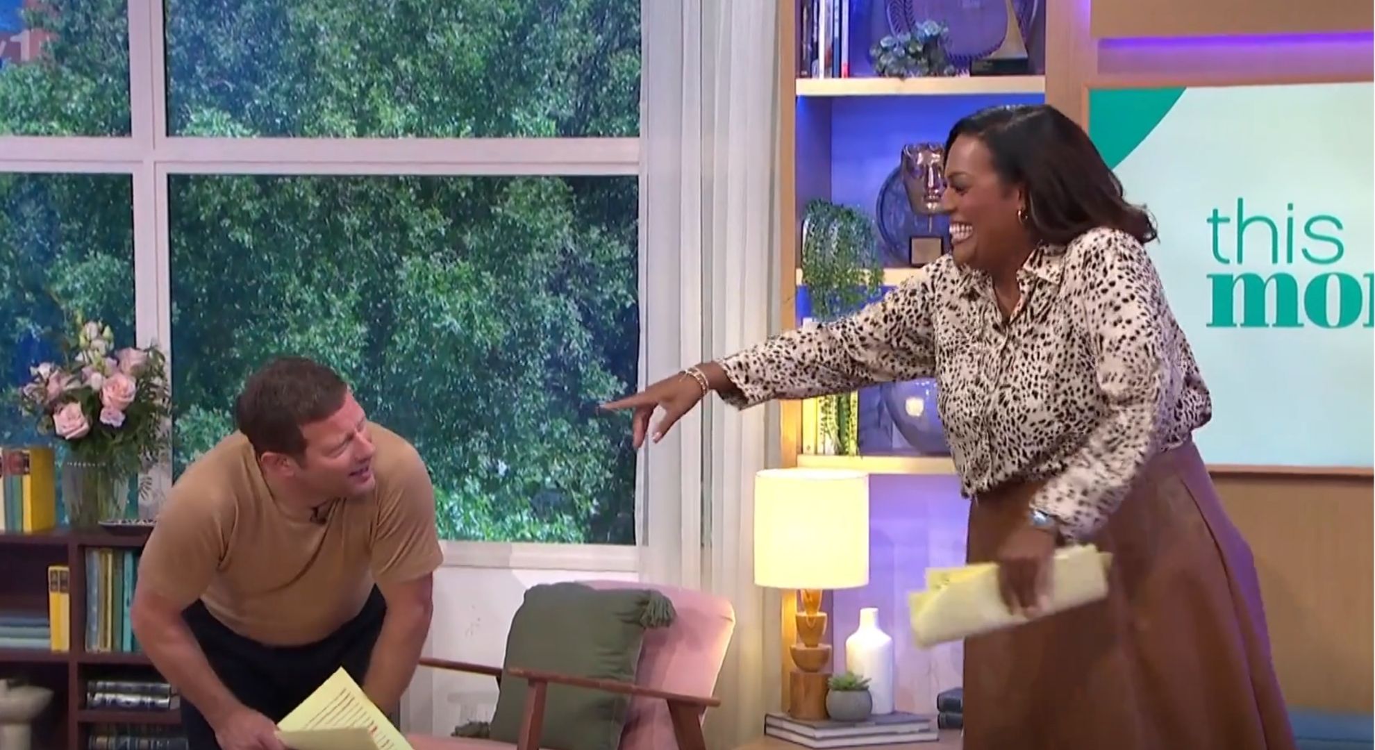 Dermot O'Leary and Alison Hammond on This Morning 