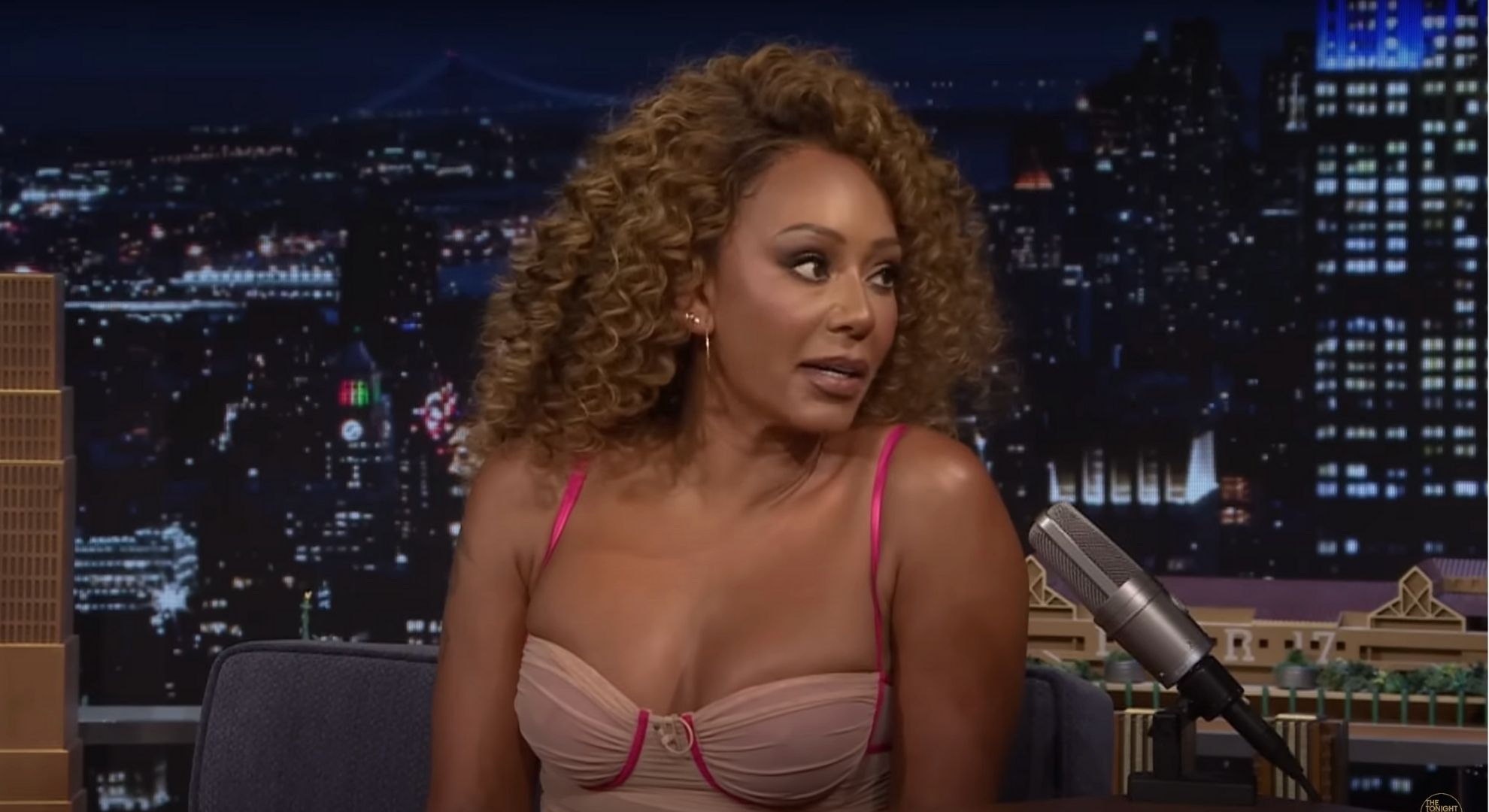 Mel B on a talkshow