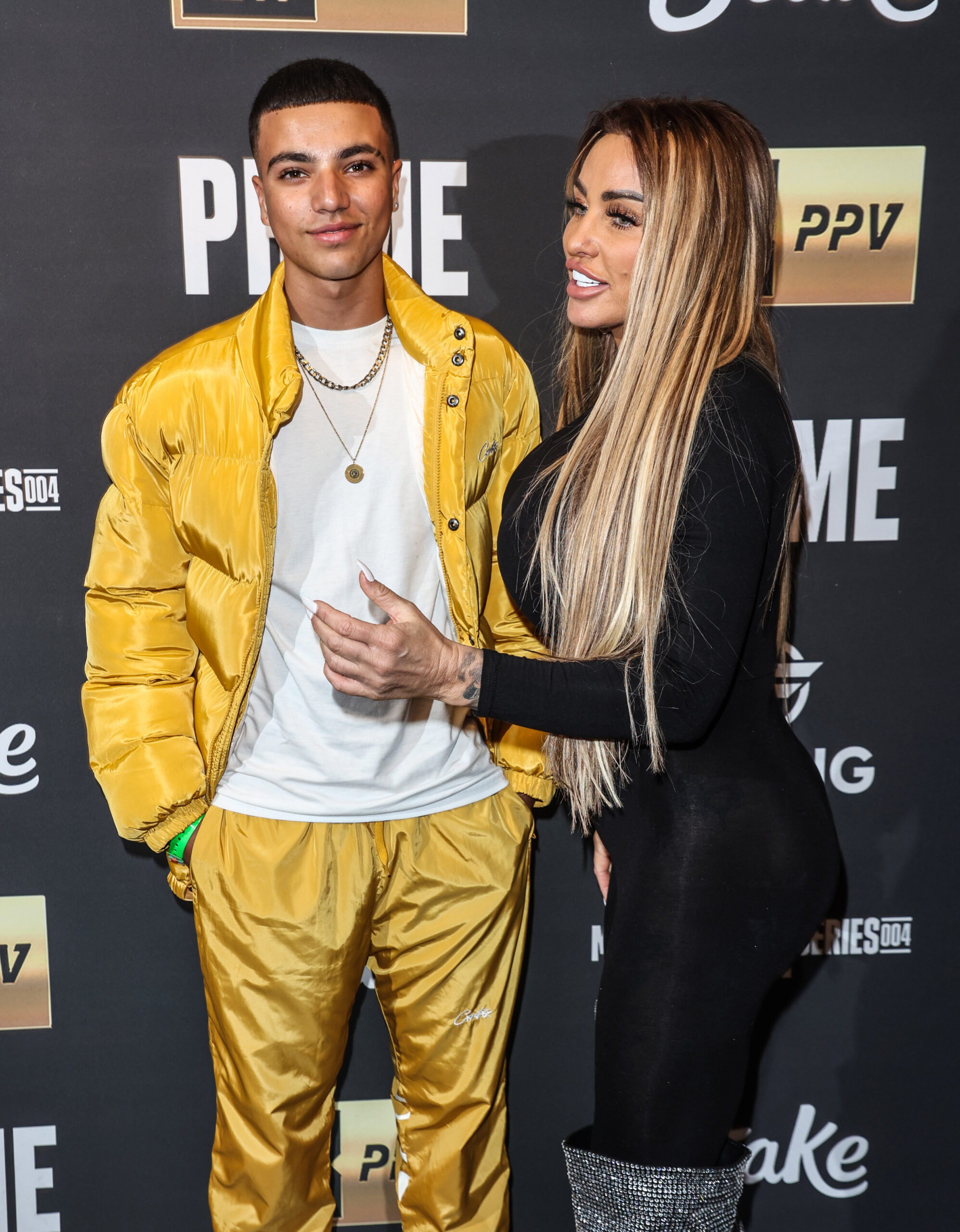 Junior and Katie smiling