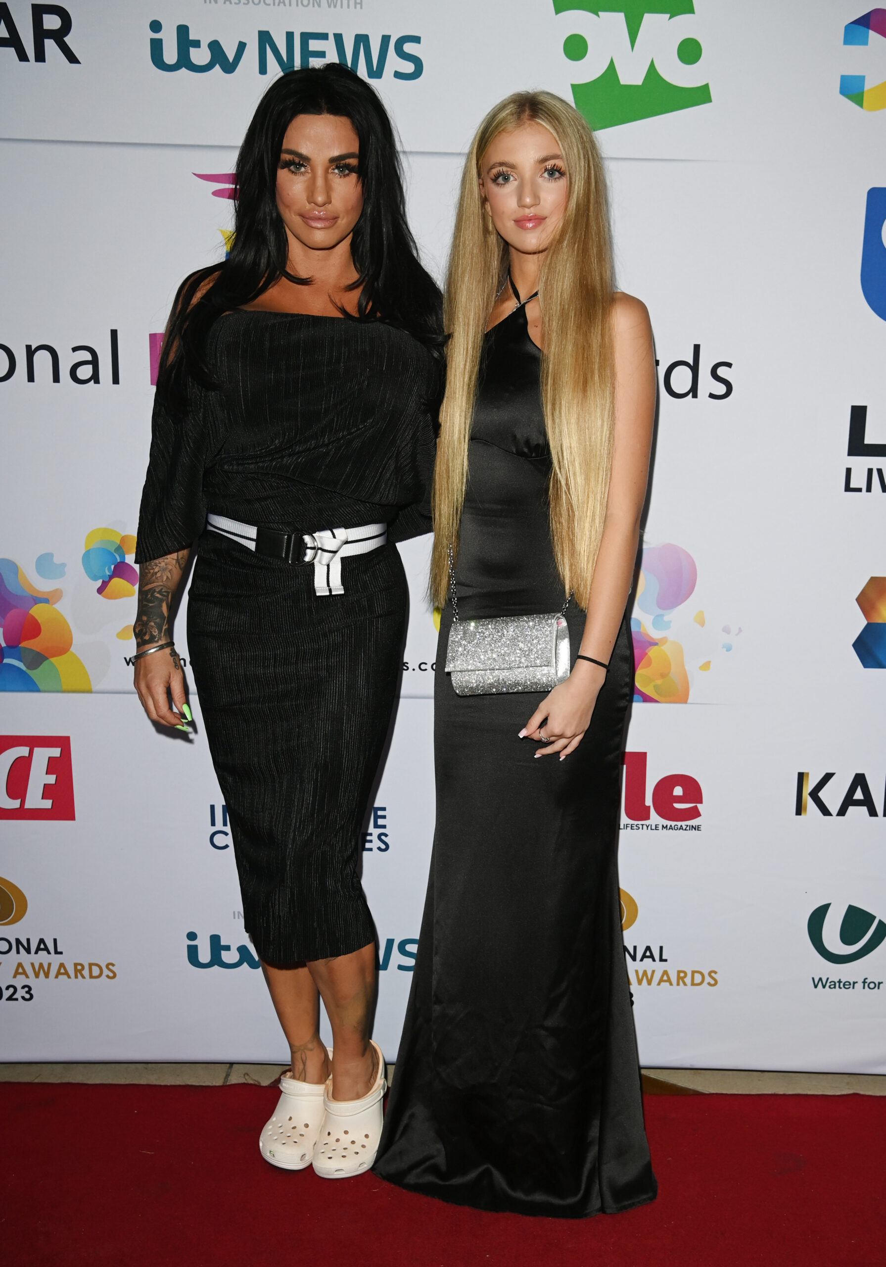 Katie Price and Princess Andre posing