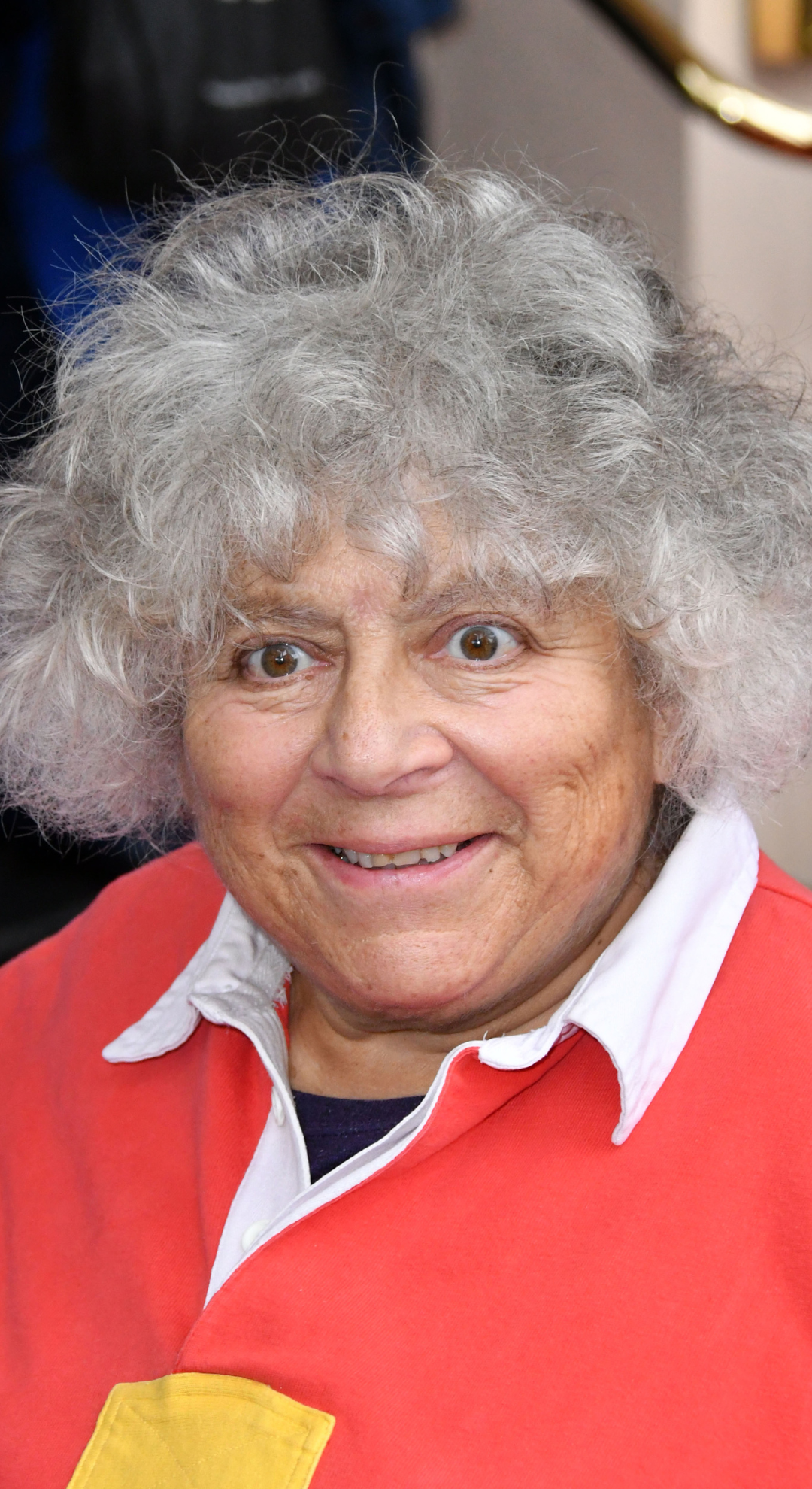 Miriam Margolyes at Peter Rabbit press night