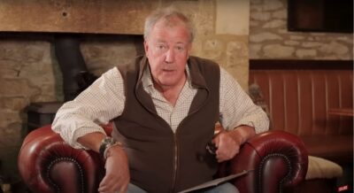 Jeremy Clarkson speaking to camera