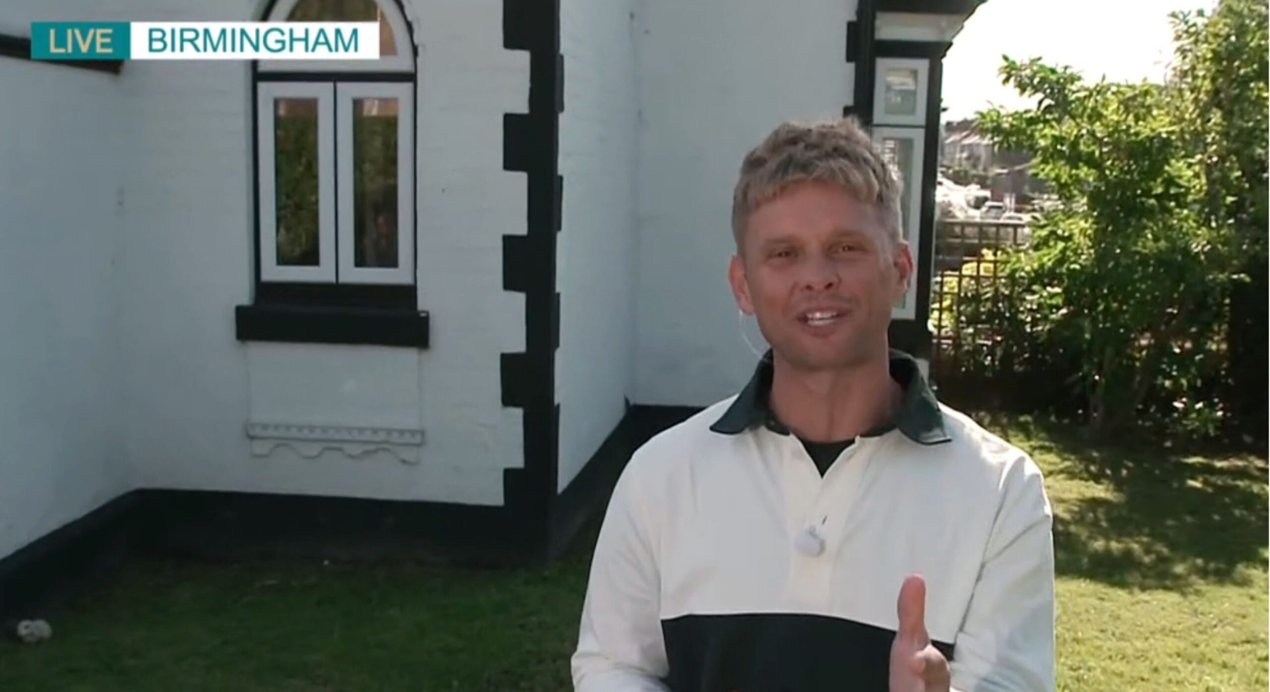 Jeff on This Morning with short hair