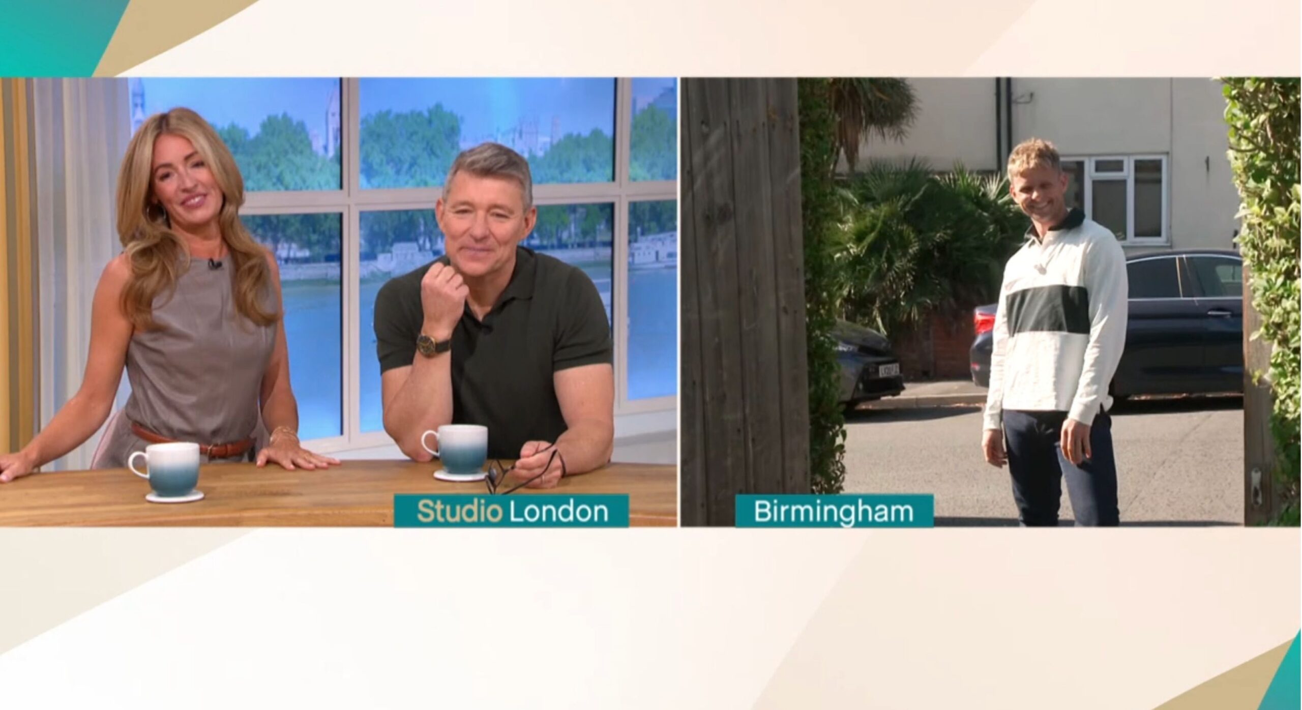 Ben and Cat with Jeff on This Morning 