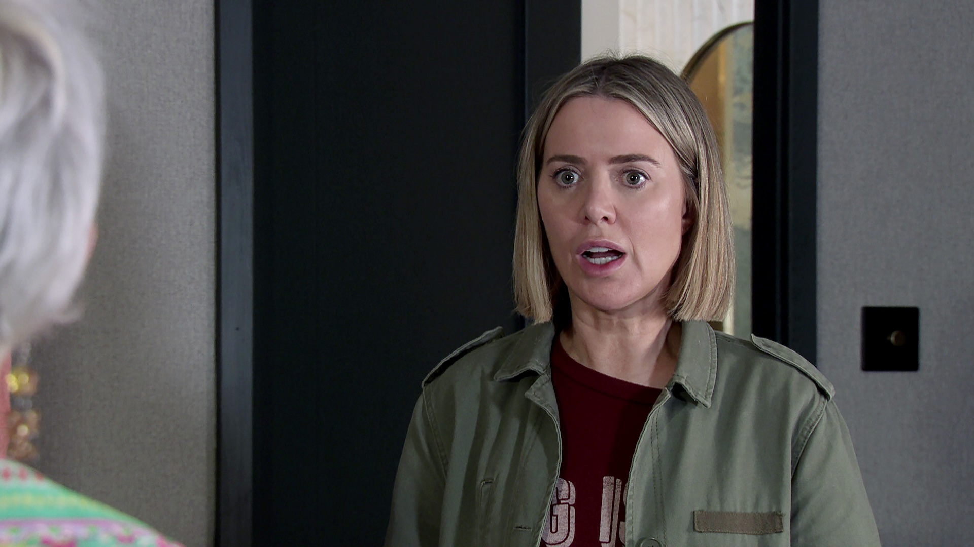 Abi shocked in Coronation Street