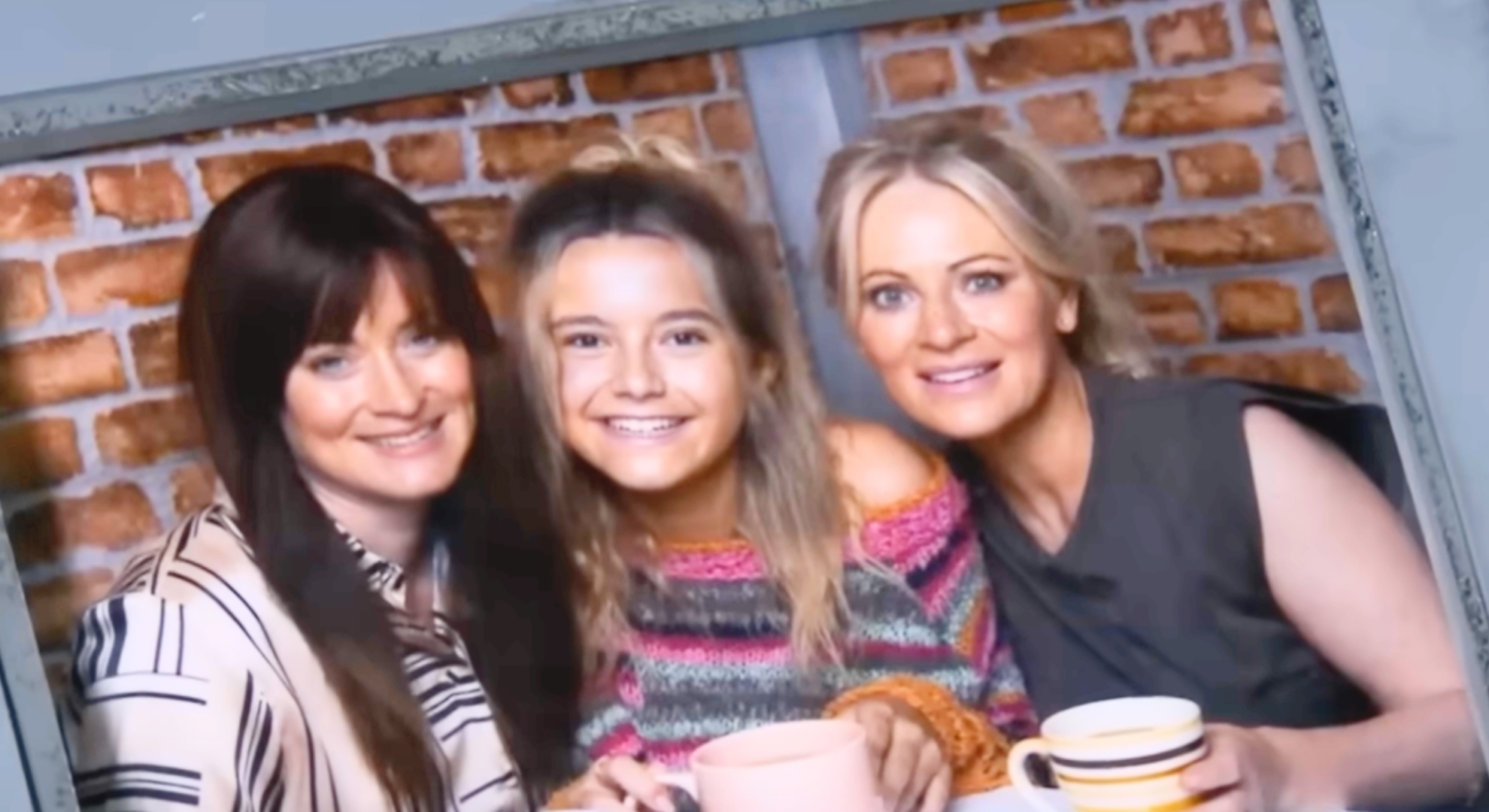 Old photo of Becky, Betsy and Lisa