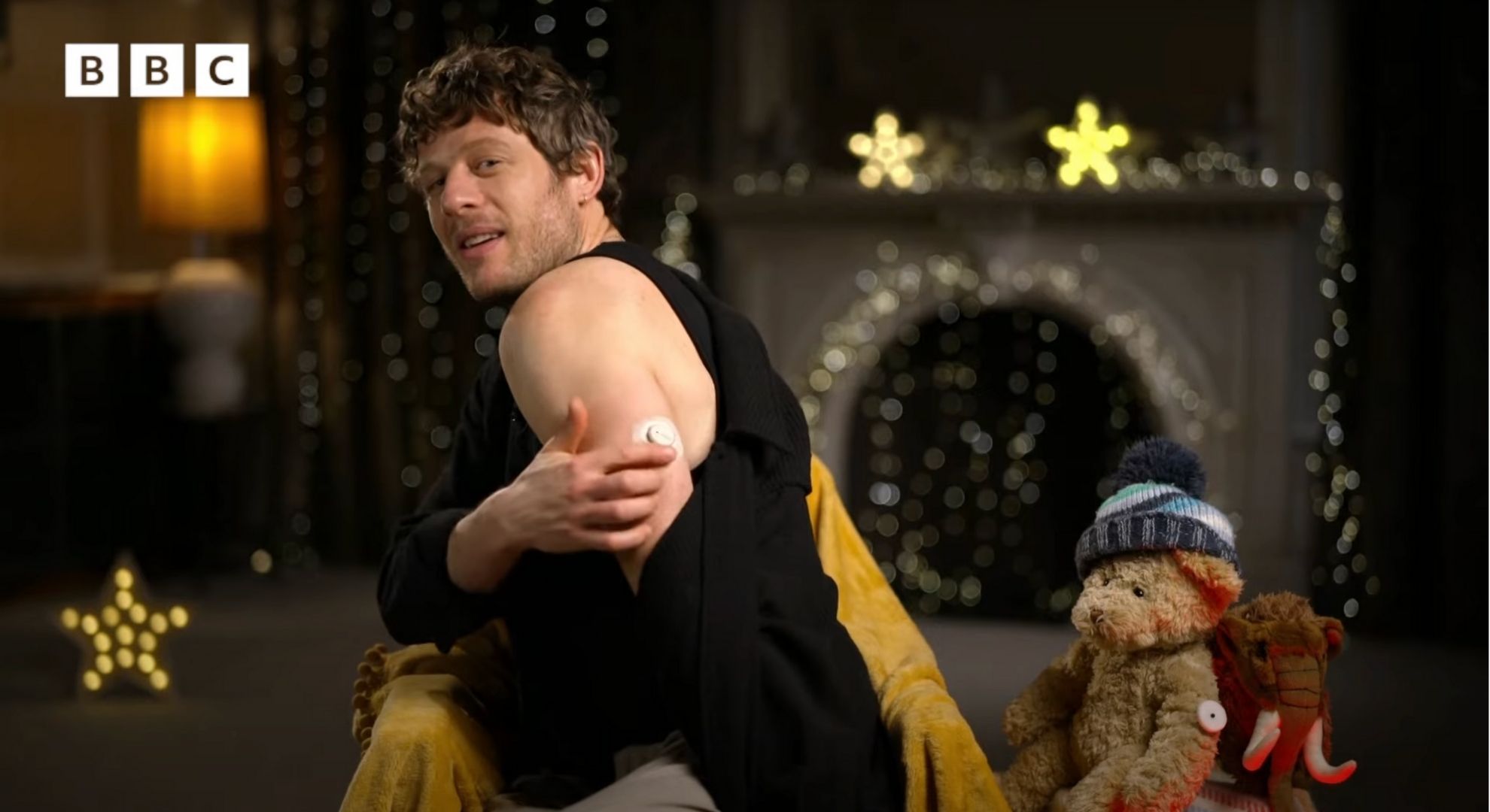 James Norton showing off his CGM 