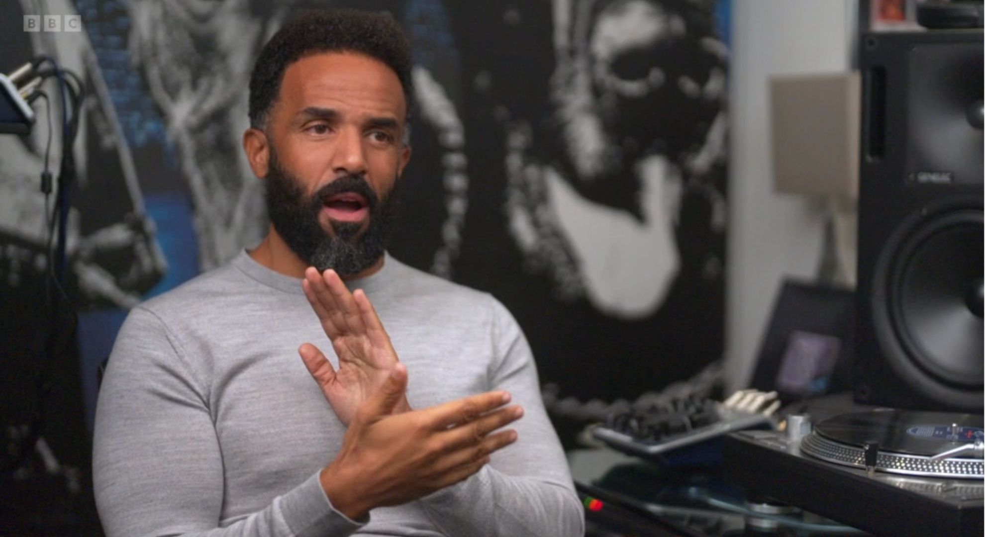 Craig David speaking to camera 