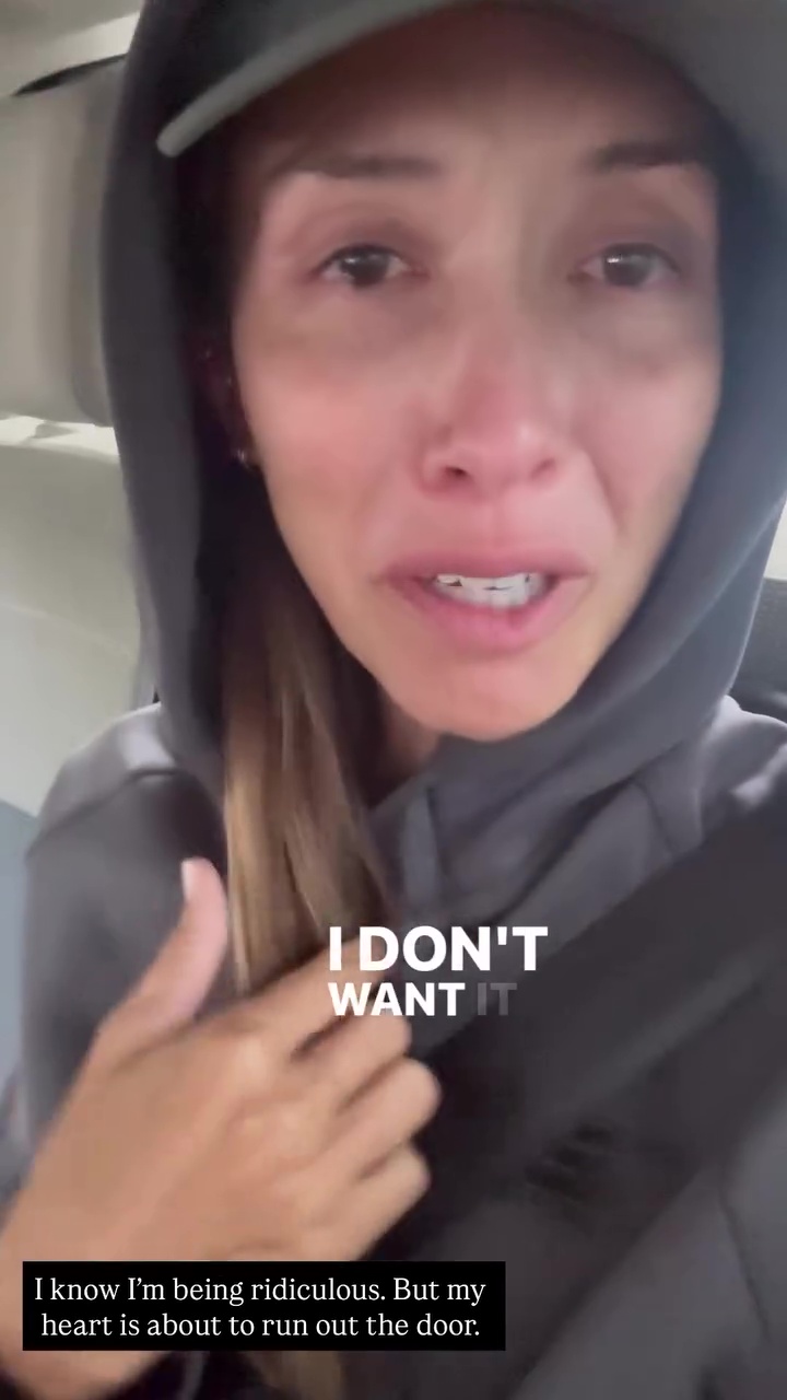 Myleene Klass crying about her daughter