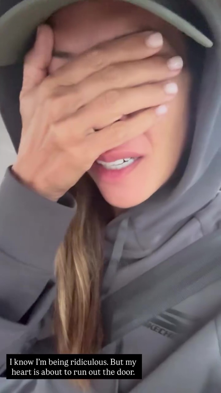 Myleene crying on her IG story