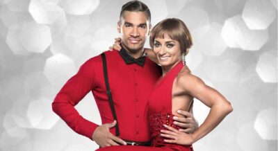 Flavia Cacace and Louis Smith Strictly promo photo