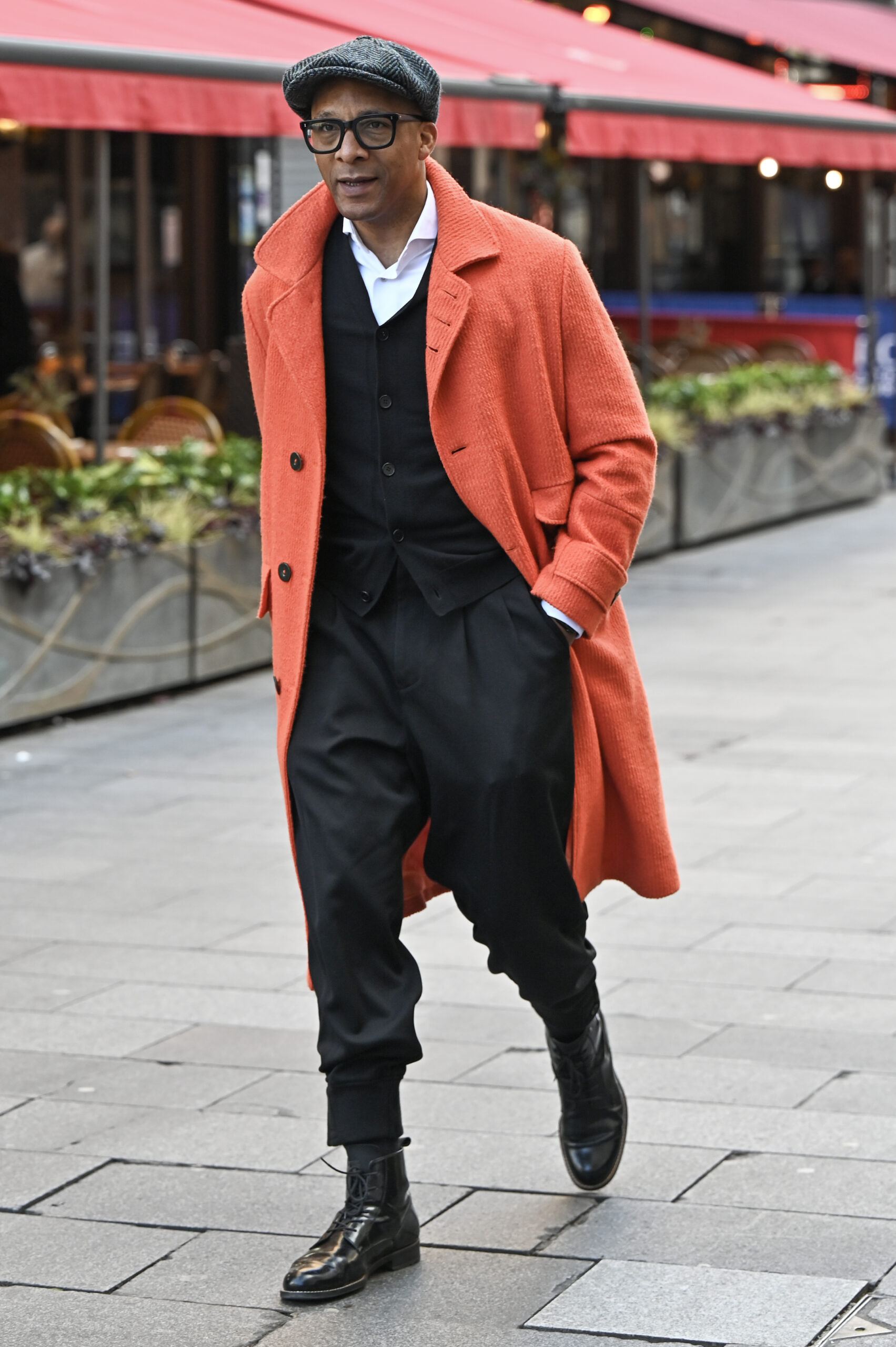 Jay Blades walking in street