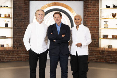 Marcus Wareing, Matt Tebbutt and Monica Galetti on MasterChef: The Professionals