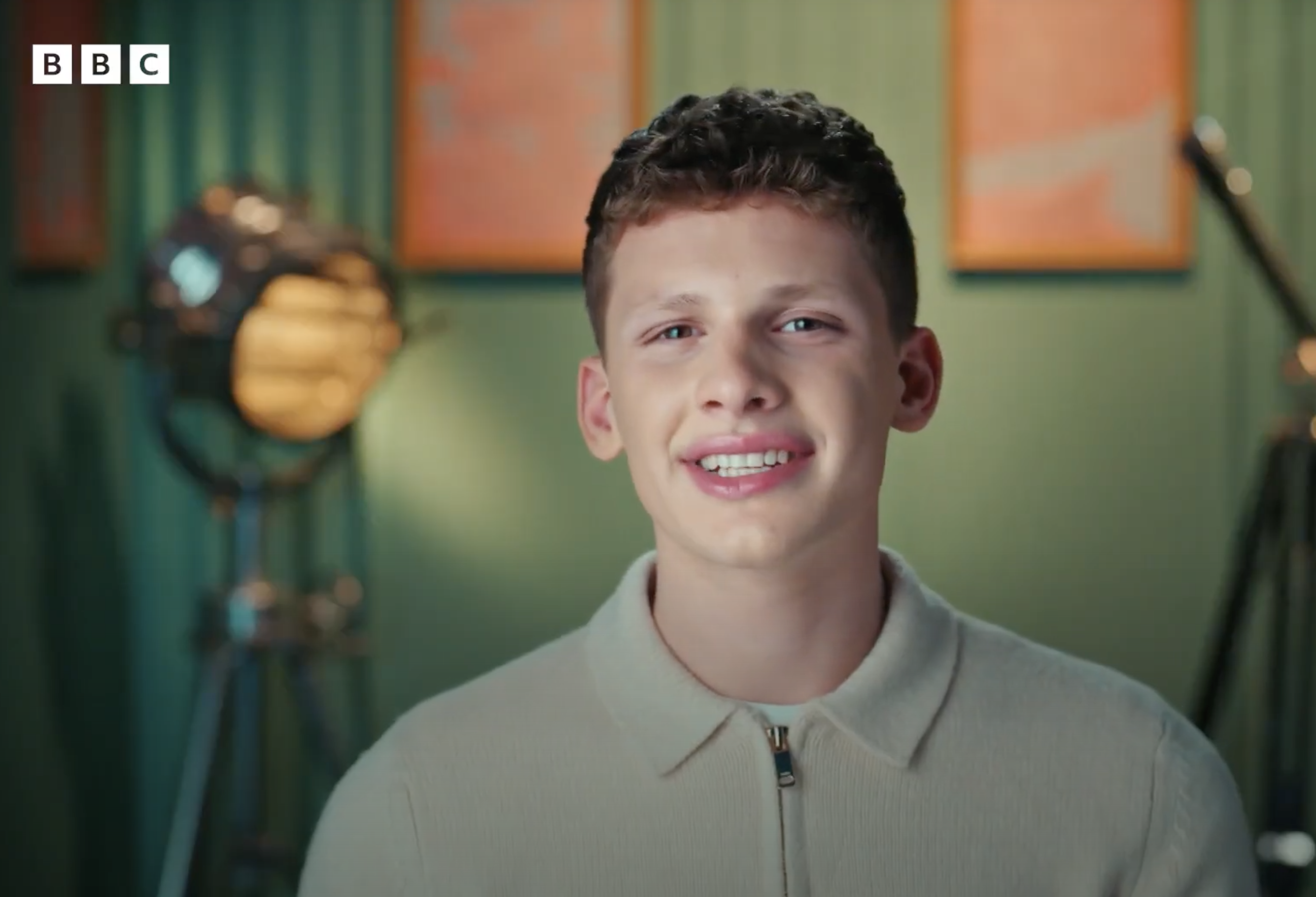 Freddy Brazier on the BBC