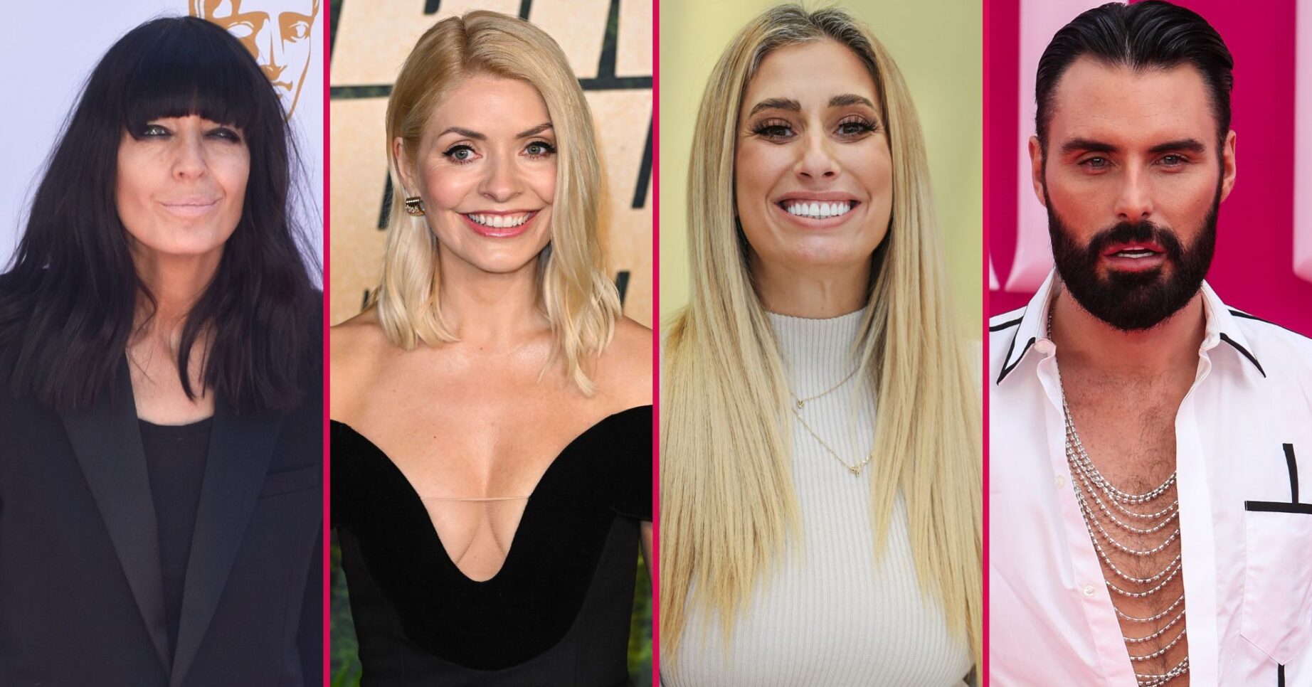ED comp: Claudia Winkleman / Holly Willoughby / Stacey Solomon / Rylan Clark