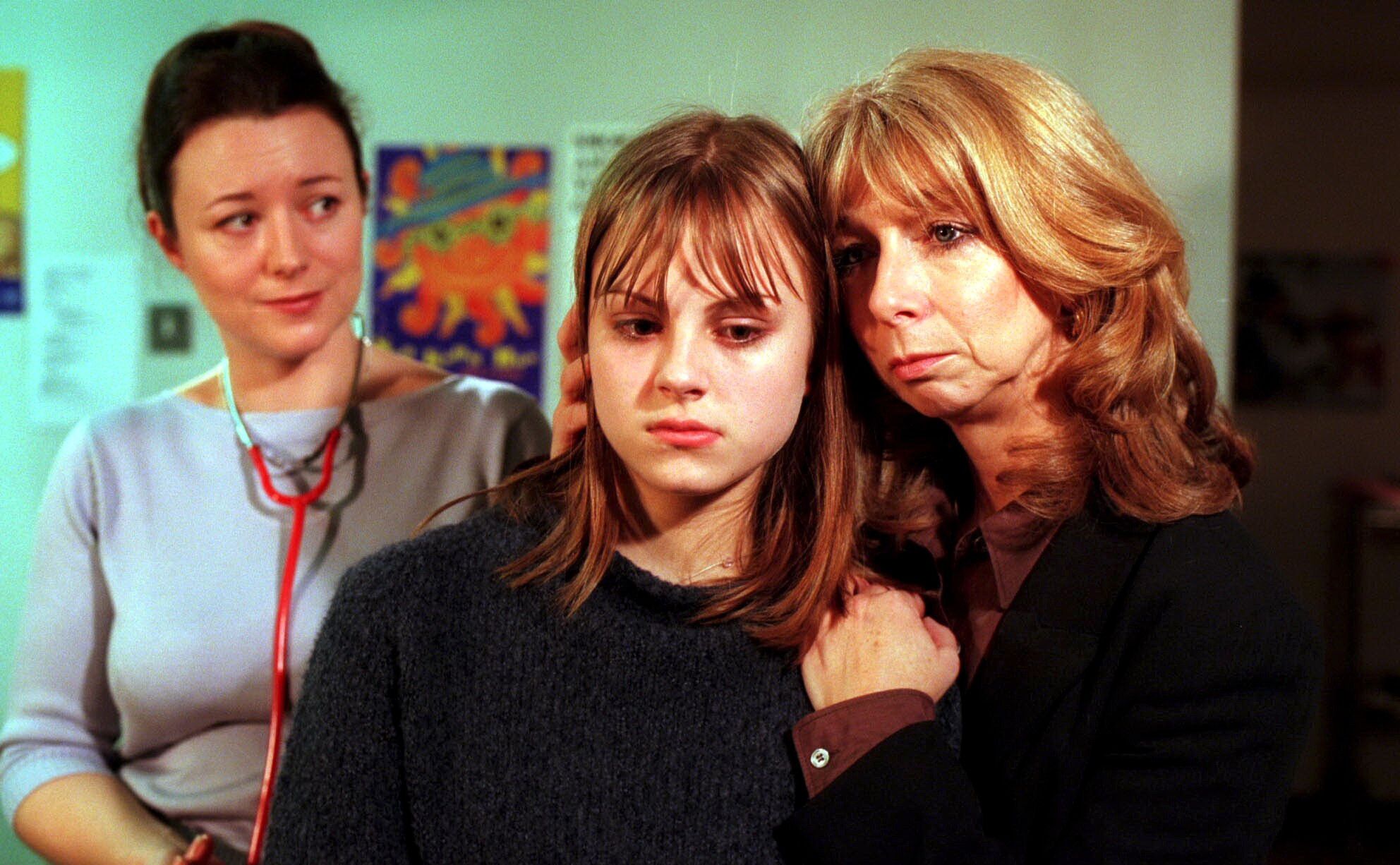 Coronation Street's Sarah being comforted by Gail