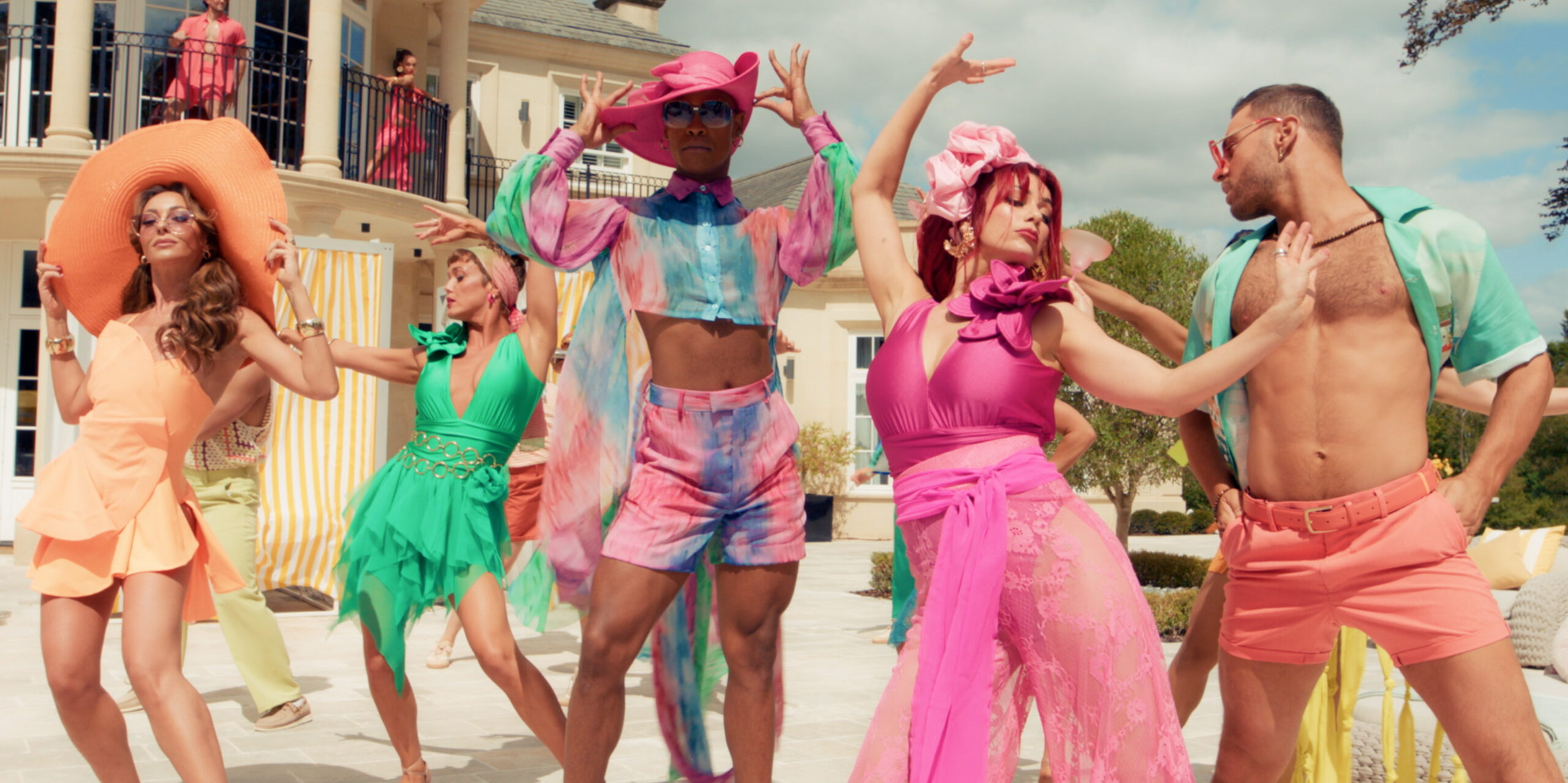 Strictly dancers dancing 