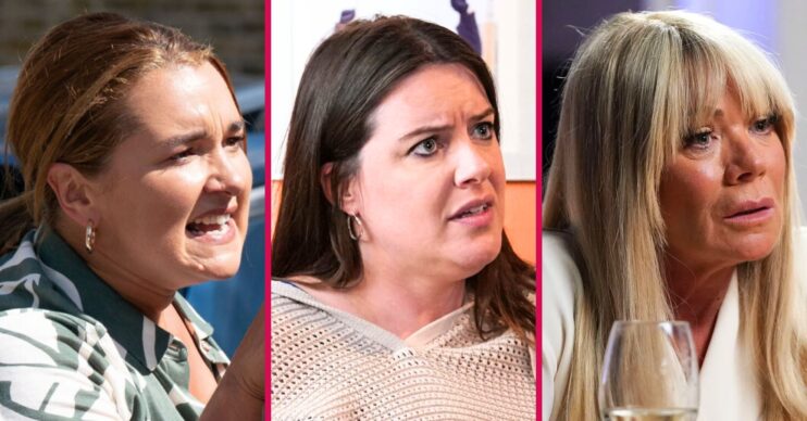 Composite image of Vicki, Zoe and Sharon on EastEnders (Credit: BBC/Composite: ED!)